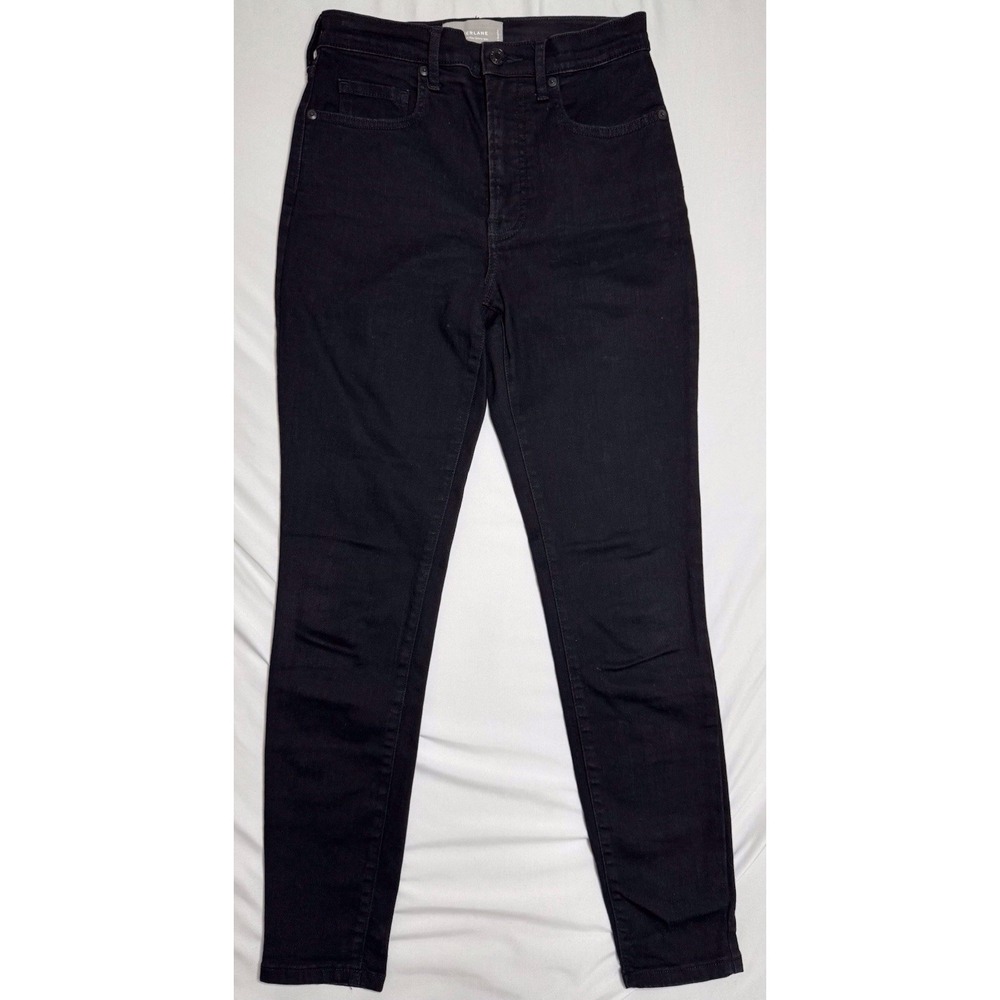 Everlane Authentic Stretch High-Rise‎ Black Skinny Jeans Women's Size 28